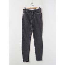 MANGO - Jeans skinny noir en coton - Femme - Taille 40 - Modz