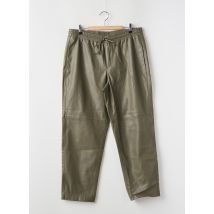 MANGO - Pantalon droit vert en polyester - Femme - Taille 40 - Modz