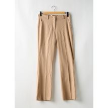MORE & MORE - Pantalon chino beige en polyester - Femme - Taille 46 - Modz
