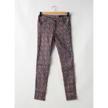 FLAIR - Pantalon slim bleu en coton - Femme - Taille 38 - Modz