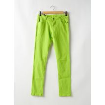 FLAIR - Jeans coupe slim vert en coton - Femme - Taille 40 - Modz