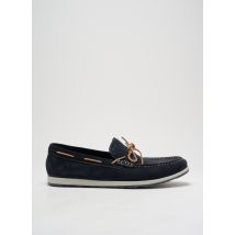 GEOX - Mocassins bleu en cuir - Homme - Taille 45 - Modz