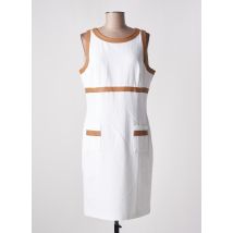 CAROLINE BISS - Robe mi-longue blanc en coton - Femme - Taille 46 - Modz
