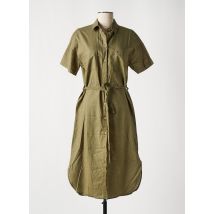DEELUXE - Robe mi-longue vert en lin - Femme - Taille 36 - Modz