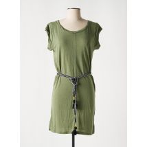DEELUXE - Robe courte vert en lin - Femme - Taille 38 - Modz