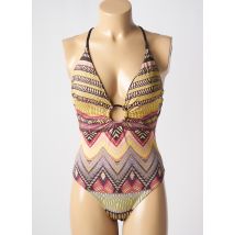 GENIUS - Maillot de bain 1 pièce jaune en polyamide - Femme - Taille 38 - Modz