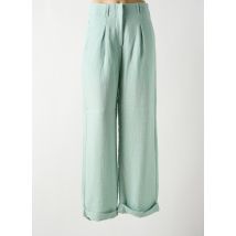 NÜ - Pantalon large vert en coton - Femme - Taille 40 - Modz