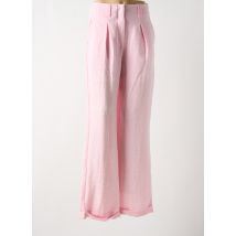 NÜ - Pantalon large rose en coton - Femme - Taille 44 - Modz