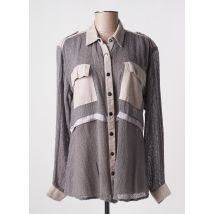 NÜ - Chemisier gris en coton - Femme - Taille 40 - Modz