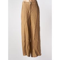 BSB - Pantalon large beige en lin - Femme - Taille 40 - Modz