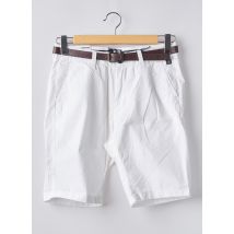 PETROL INDUSTRIES - Bermuda blanc en coton - Homme - Taille 36 - Modz