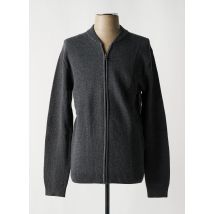 TIBET - Gilet manches longues gris en coton - Homme - Taille M - Modz