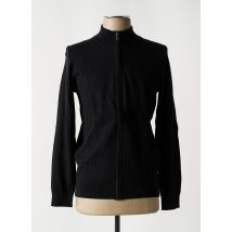 CAMBRIDGE - Gilet manches longues noir en coton - Homme - Taille S - Modz