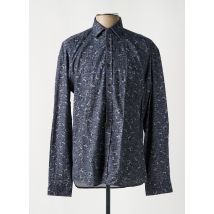 JUPITER - Chemise manches longues bleu en coton - Homme - Taille M - Modz