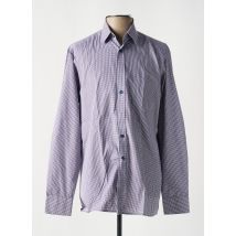 JUPITER - Chemise manches longues rouge en coton - Homme - Taille S - Modz