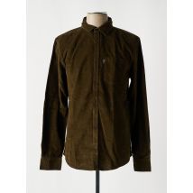 TBS - Chemise manches longues vert en coton - Homme - Taille 3XL - Modz