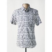 TIBET - Chemise manches courtes blanc en coton - Homme - Taille M - Modz