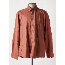 JUPITER - Chemise manches longues orange en coton - Homme - Taille XL - Modz