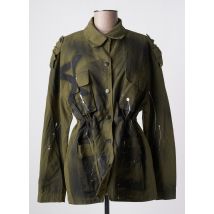 AÏKHA - Veste casual vert en coton - Femme - Taille 36 - Modz
