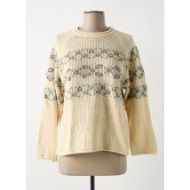 COASTLINE - Pull beige en coton - Femme - Taille 36 - Modz