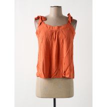 LOLA ESPELETA - Top orange en viscose - Femme - Taille 40 - Modz