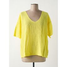 LOLA ESPELETA - Pull jaune en coton - Femme - Taille 38 - Modz
