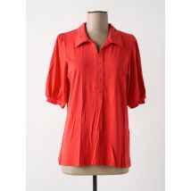 BRANDTEX - Polo rouge en modal - Femme - Taille 48 - Modz