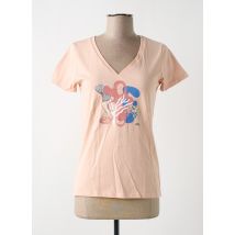 TBS - T-shirt rose en coton - Femme - Taille 36 - Modz