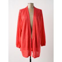 SPG WOMAN - Gilet manches longues rouge en polyester - Femme - Taille 50 - Modz