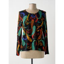 PAUSE CAFE - T-shirt noir en viscose - Femme - Taille 42 - Modz