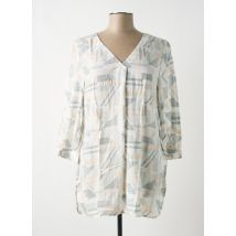TBS - Tunique manches longues blanc en viscose - Femme - Taille 40 - Modz