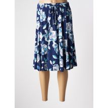 GENUINE - Jupe mi-longue bleu en polyester - Femme - Taille 42 - Modz
