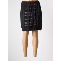 QUATRE VINGT JOURS - Jupe courte noir en viscose - Femme - Taille 46 - Modz