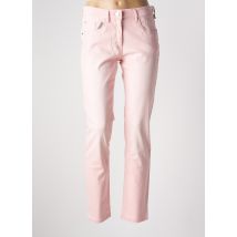 ZERRES - Jeans coupe slim rose en coton - Femme - Taille 40 - Modz