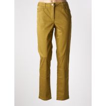 BRANDTEX - Pantalon slim vert en coton - Femme - Taille 40 - Modz