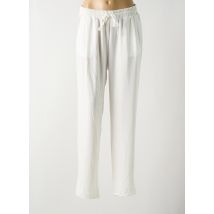 SMASH WEAR - Pantalon droit blanc en polyester - Femme - Taille 40 - Modz