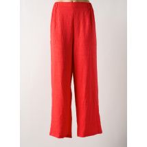 SPG WOMAN - Pantalon large rouge en polyester - Femme - Taille 50 - Modz