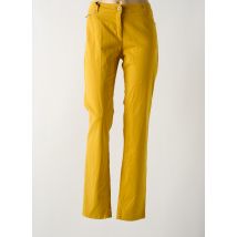 VOODOO - Pantalon slim jaune en coton - Femme - Taille 46 - Modz