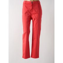 FRED SABATIER - Pantalon slim rouge en coton - Femme - Taille 48 - Modz