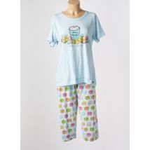 REBELLE - Pyjama bleu en coton - Femme - Taille 44 - Modz