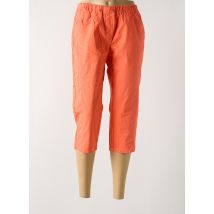 BRANDTEX - Pantacourt orange en coton - Femme - Taille 46 - Modz
