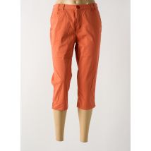 TBS - Pantacourt orange en coton - Femme - Taille 40 - Modz