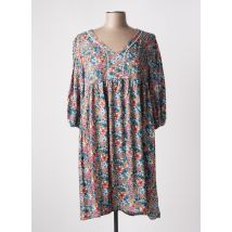 LOLA ESPELETA - Robe mi-longue bleu en viscose - Femme - Taille 40 - Modz