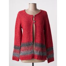 GRIFFON - Gilet manches longues rouge en acrylique - Femme - Taille 46 - Modz
