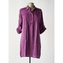 OTTANTOTTO - Robe courte violet en tencel - Femme - Taille TU - Modz