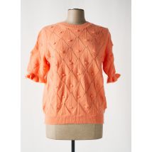 VERSION FEMININ - Pull orange en acrylique - Femme - Taille TU - Modz