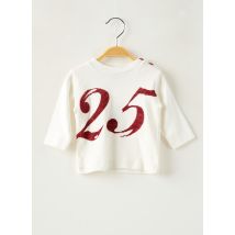 PETIT BATEAU - T-shirt blanc en coton - Garçon - Taille TU - Modz