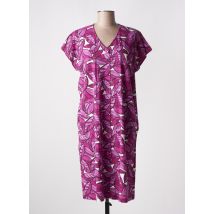 AVET - Chemise de nuit violet en coton - Femme - Taille 38 - Modz