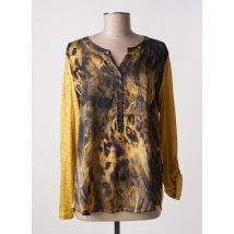 CAPUCCINO - T-shirt jaune en polyester - Femme - Taille 44 - Modz