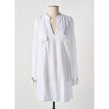 SEMIOLOGY - Tunique manches longues blanc en viscose - Femme - Taille 44 - Modz